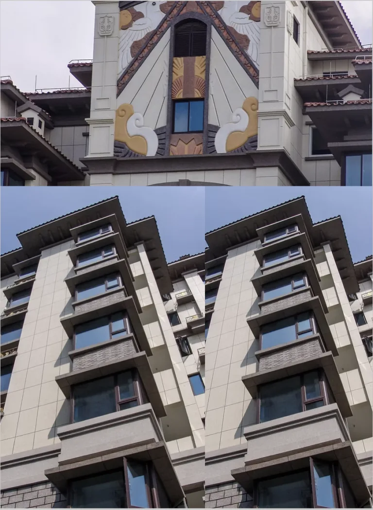 The Green Mansion Shanghai features a building with ornate architectural details and modern balconies.